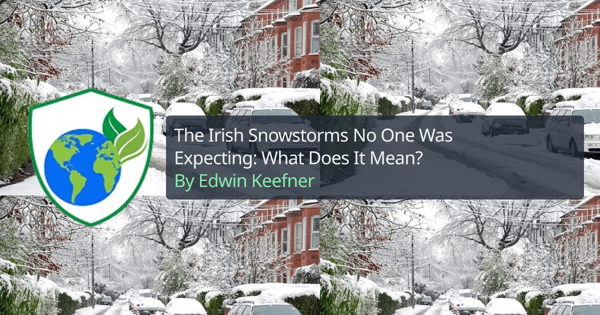 The Irish Snowstorms No One Was Expecting: What Does It Mean? | TEDI ...